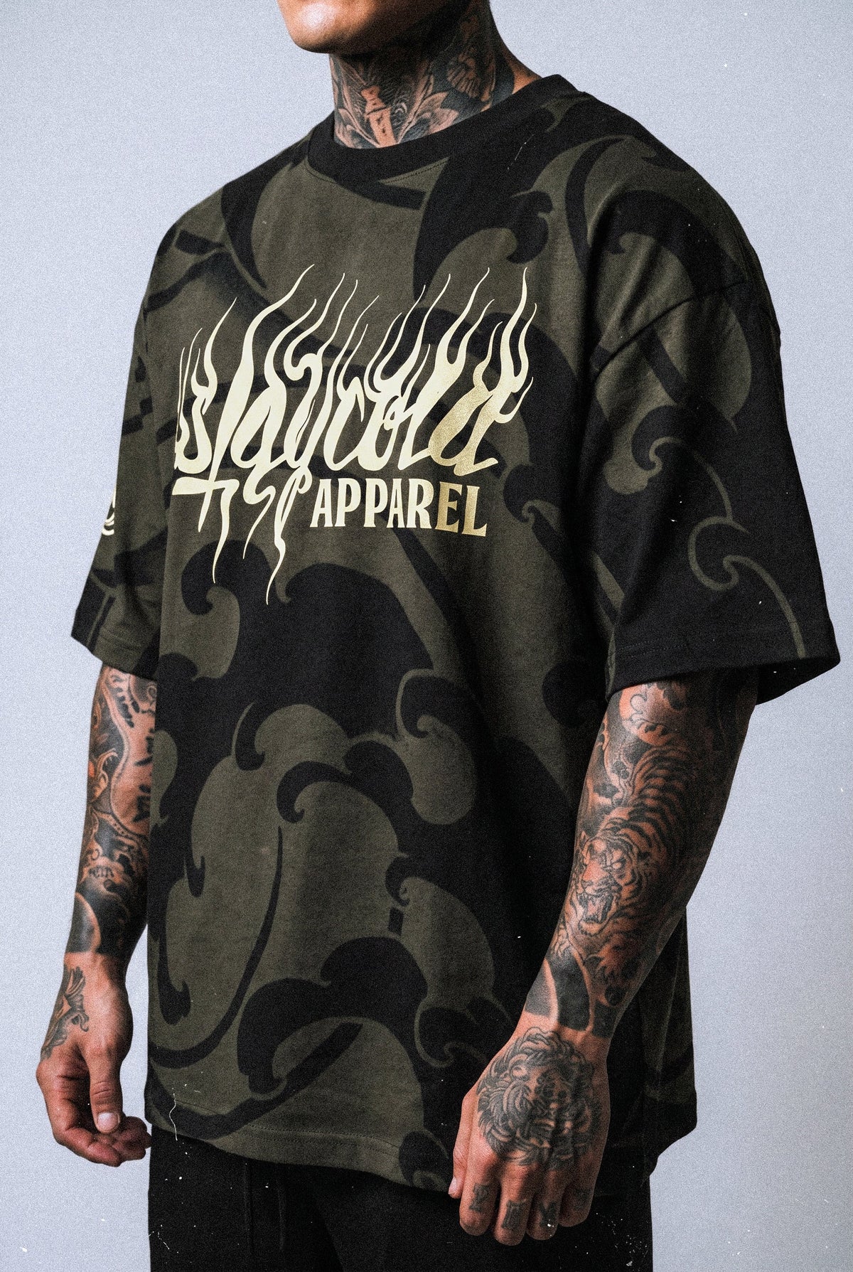 Yamas Judgement (Black) - Oversized T-Shirt (200GSM)