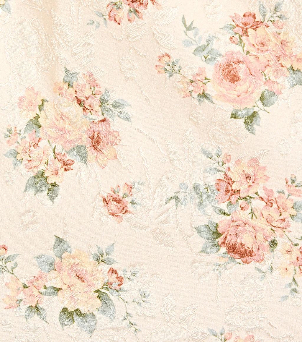 Pretty And Playful Floral Tie-Back Mini Dress