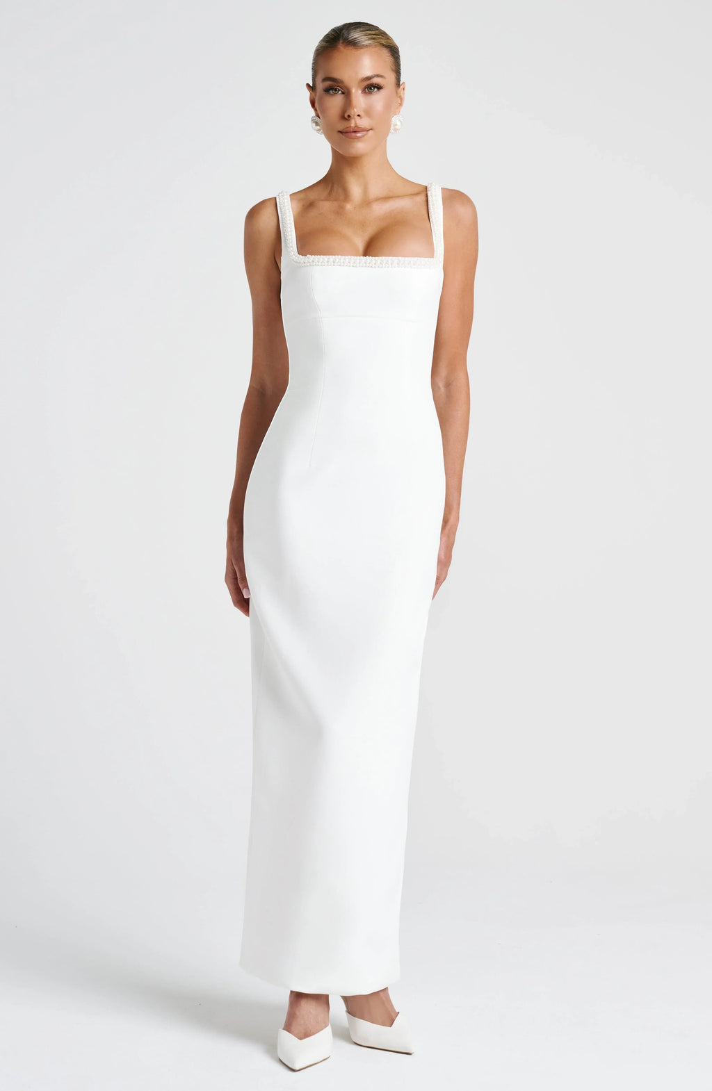 Ines Midaxi Dress - Ivory