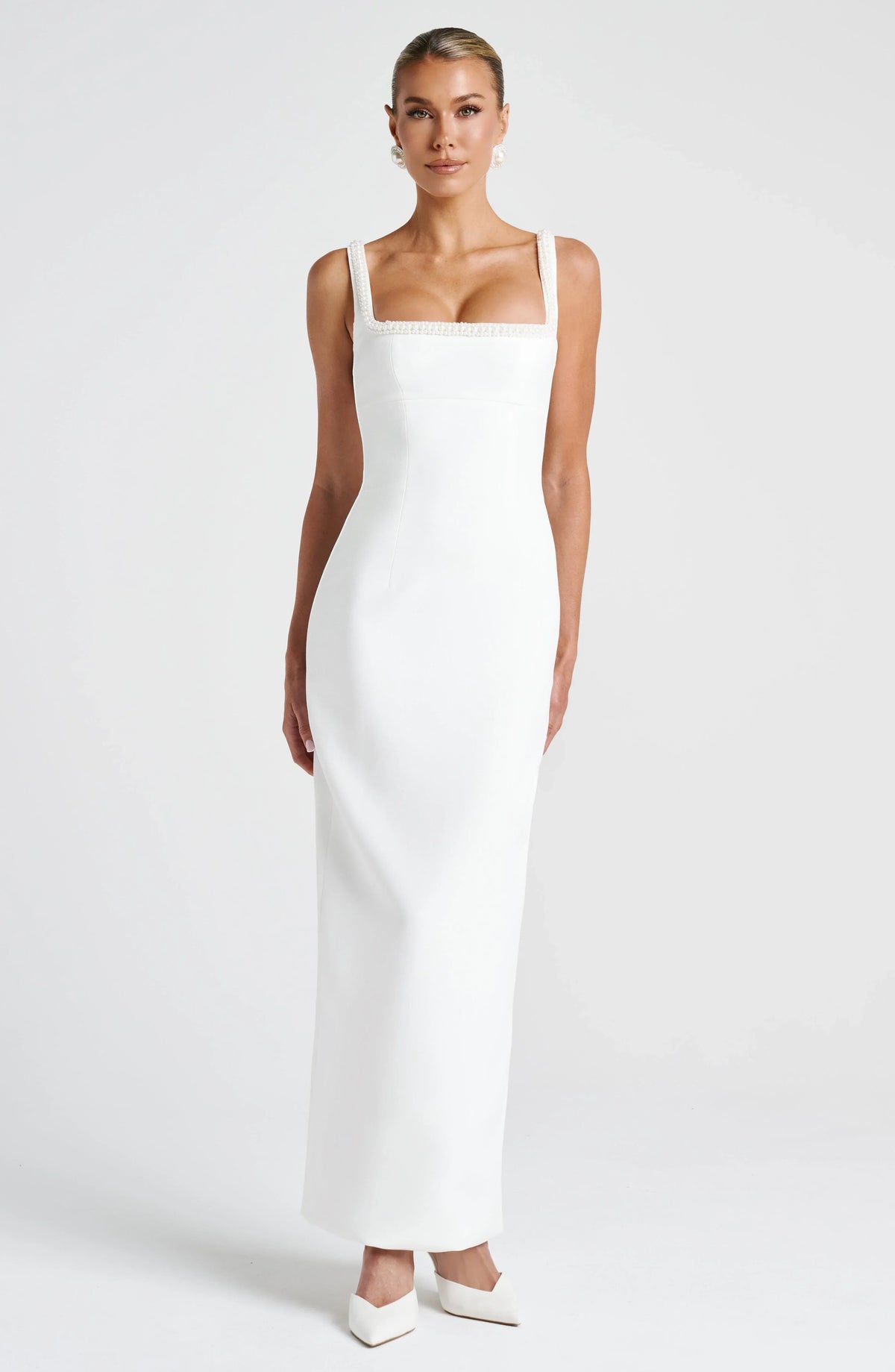 Ines Midaxi Dress - Ivory