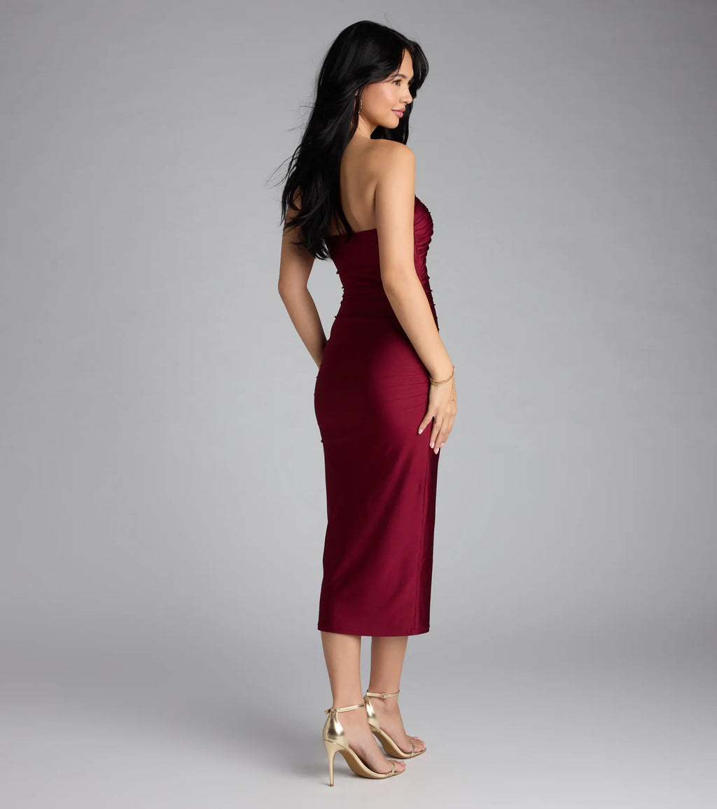 Instant Connection Tube Midi Dress