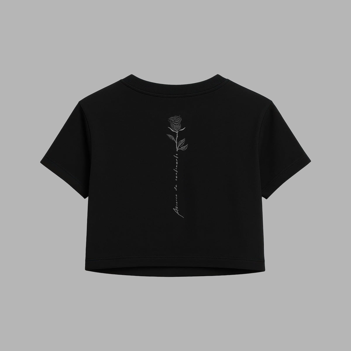 Blvck Rose Cropped Tee