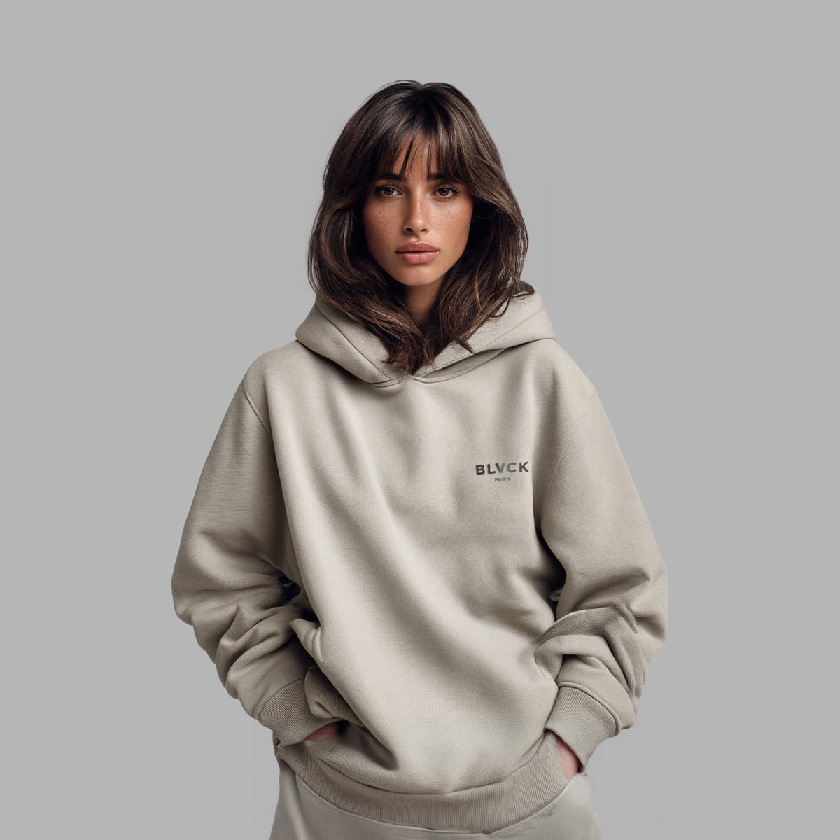 Blvck Shades Hoodie 'Twilight Cream'