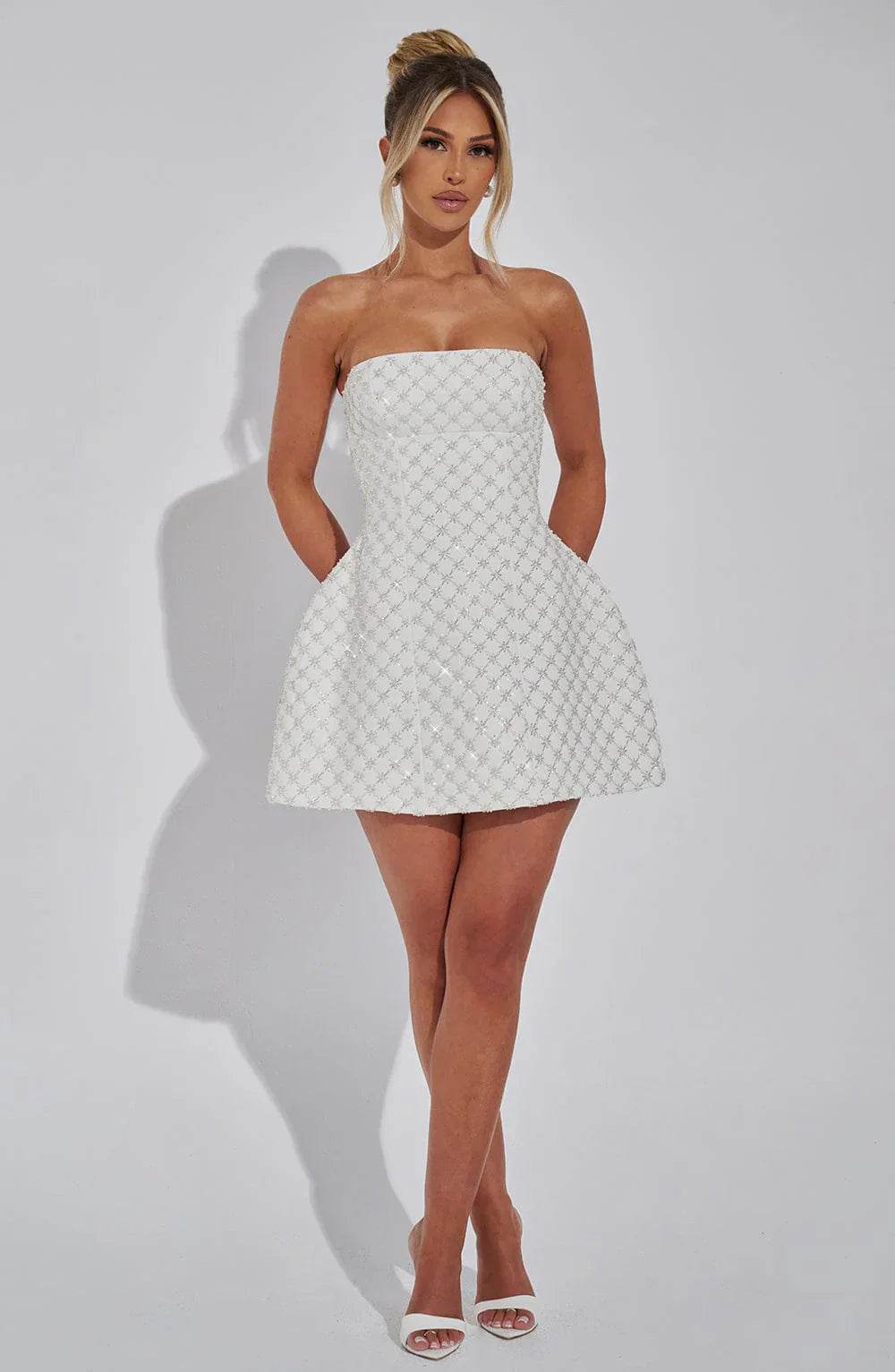 Beatrice Mini Dress - Ivory
