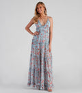 Quinn Formal Floral Ruffled A-Line Dress
