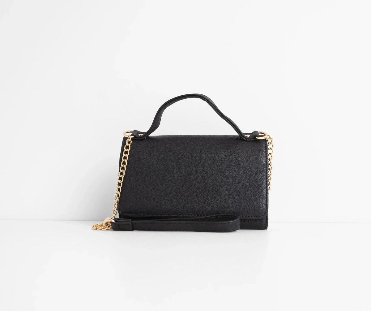 Top Handle Wallet Cross Body Purse