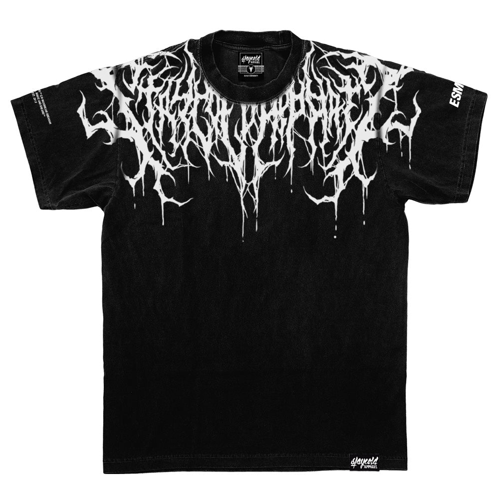 Reign Of Blood (White) - Heavy Oversized T-Shirt 250GSM