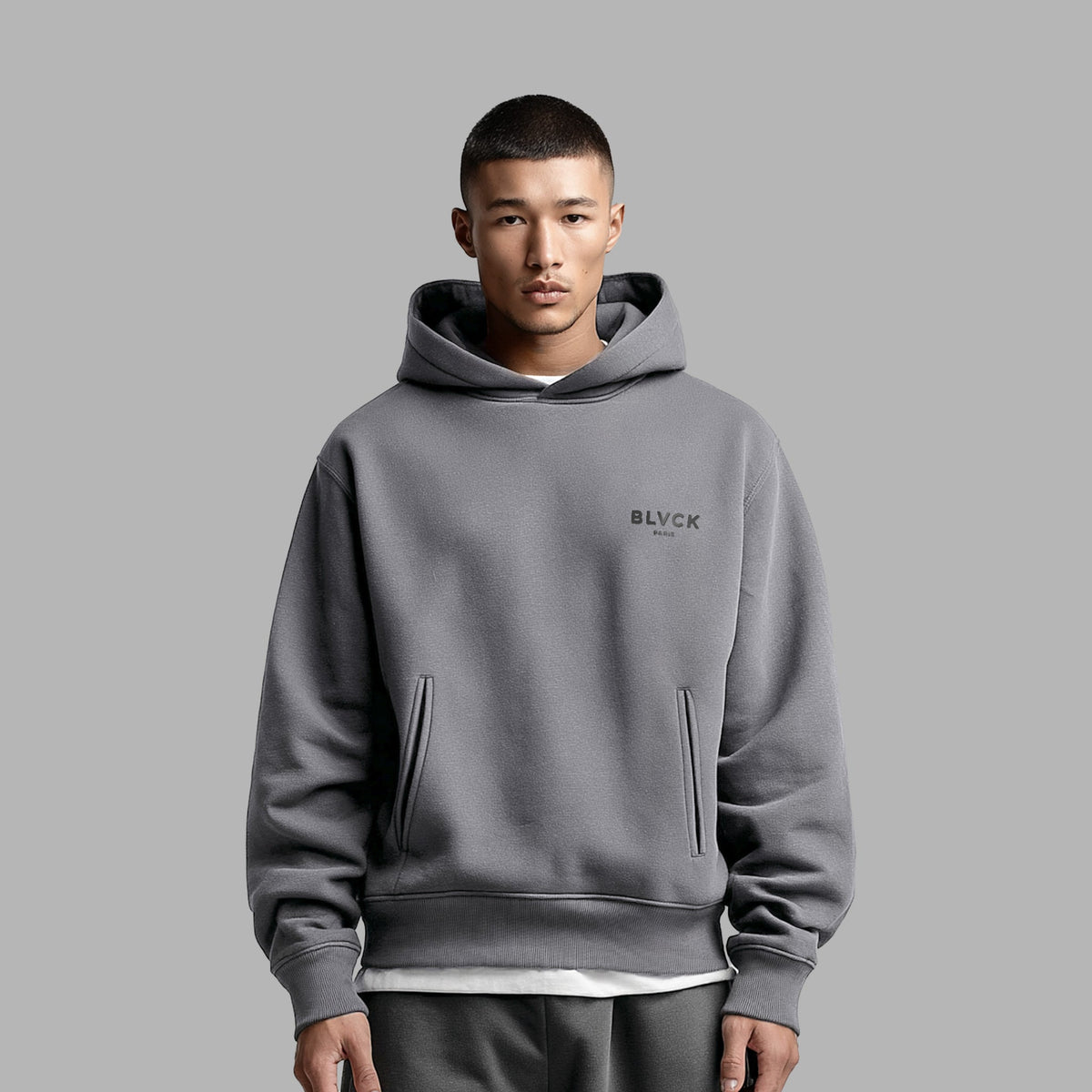 Blvck Hoodie 'Grey'