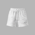 Whte Tie & Dye Short