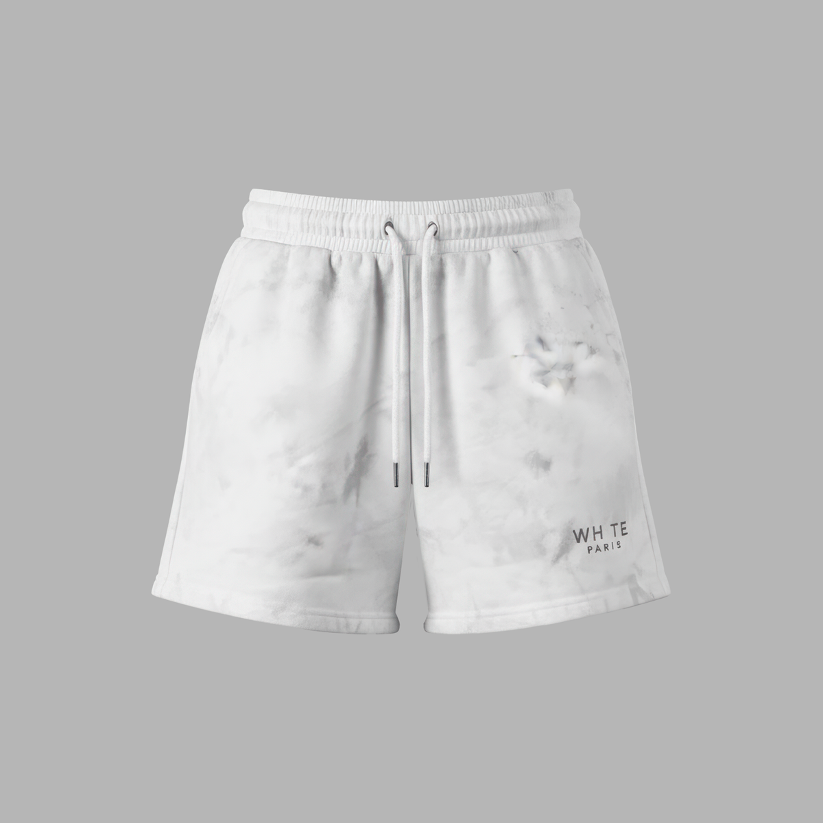 Whte Tie & Dye Short